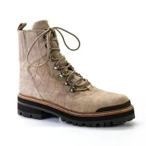 BRAND NEW Marc Fisher LTD Tan Leather Combat Boots Marc Fisher Ltd. Women main image 3